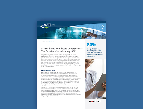 Streamlining Healthcare Cybersecurity: The Case for Consolidating SASE